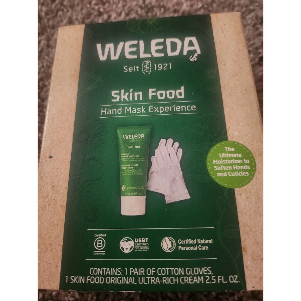 Skin Food 2.5 Oz plus gloves  by Weleda NEW